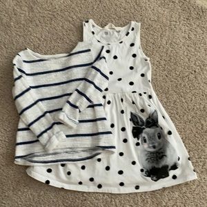 H&M spring dress & long sleeve